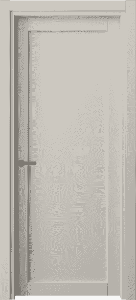 Дверь межкомнатная 2101 СТСС. Цвет Софт-тач светло-серый. Материал Полипропилен. Коллекция Neo. Картинка.