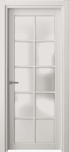 Дверь межкомнатная 2106 СТТБ САТ. Цвет Софт-тач тёплый-белый. Материал Полипропилен. Коллекция Neo. Картинка.