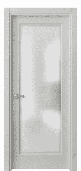 Дверь межкомнатная 1402 СШ САТ. Цвет Серый шёлк. Материал Ciplex ламинатин. Коллекция Galant. Картинка.