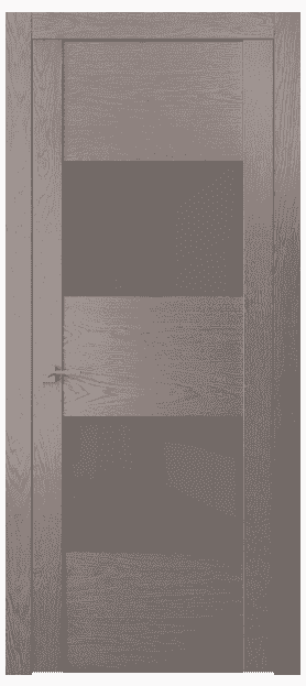 Дверь межкомнатная 4115 ДДМ ДМ. Цвет Дуб дымчатый. Материал Шпон ценных пород. Коллекция Quadro. Картинка.
