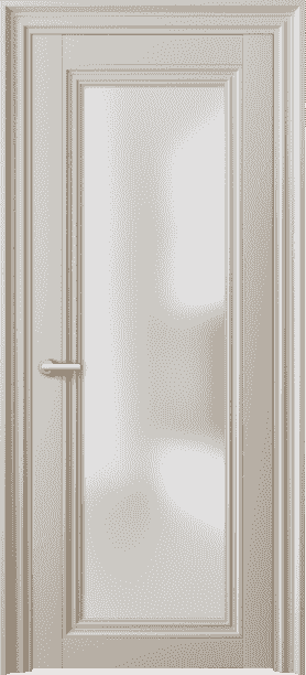 Дверь межкомнатная 2502 МСБЖ САТ. Цвет Матовый светло-бежевый. Материал Гладкая эмаль. Коллекция Centro. Картинка.
