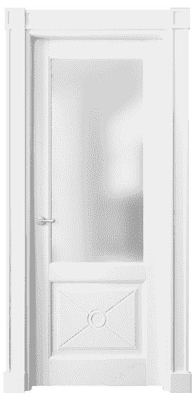 Дверь межкомнатная 6362 ББЛ САТ. Цвет Бук белоснежный. Материал Массив бука эмаль. Коллекция Toscana Litera. Картинка.