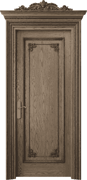 Дверь межкомнатная 6501 ДММ. Цвет Дуб мраморный антик. Материал Массив дуба. Коллекция Imperial. Картинка.