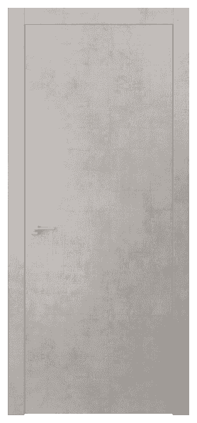 Дверь межкомнатная 0010 ЛСЕ. Цвет Леон серебро. Материал Teknofoil Ламинатин. Коллекция Planum. Картинка.