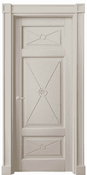 Дверь межкомнатная 6367 БСБЖ. Цвет Бук светло-бежевый. Материал Массив бука эмаль. Коллекция Toscana Litera. Картинка.