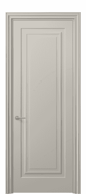 Дверь межкомнатная 8401 МСБЖ . Цвет Матовый светло-бежевый. Материал Гладкая эмаль. Коллекция Mascot. Картинка.