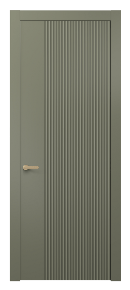 Межкомнатная дверь Alba АКП 8643 Матовый оливковый тёмный  Цена 42799 ₽ | Volhovec