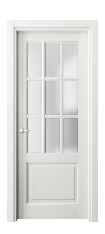 Межкомнатная дверь Toscana Grigliato 6312 Бук серый Сатинированное стекло Цена 90380 ₽ | Volhovec