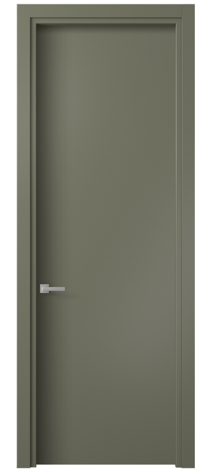 Межкомнатная дверь Планум 0010 Матовый оливковый тёмный  Цена 48070 ₽ | Volhovec