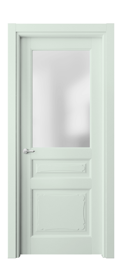 Дверь межкомнатная Toscana Elegante 6324 Бук белоснежный Сатинированное стекло Гладкий наличник ББЛ Цена 5200 AZE Наличники уже входят в базовый комплект. Фабрика дверей Волховец 8 (800) 551 43 19 Межкомнатная дверь Toscana Elegante 6324 Бук белоснежный Сатинированное стекло Цена 5200 AZE | Volhovec