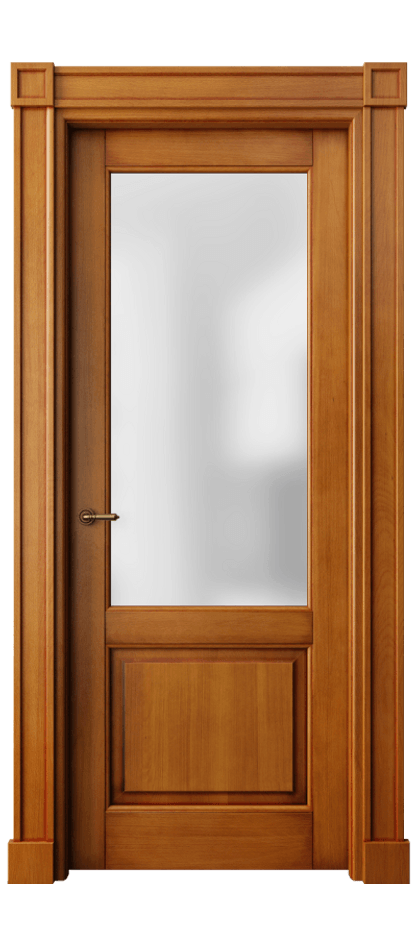 Межкомнатная дверь Toscana Plano 6302 Бук светлый с патиной Сатинированное стекло Цена 112735 ₽ | Volhovec