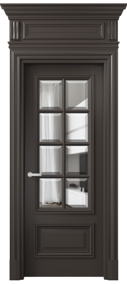 Дверь межкомнатная Антик 7316 Матовый антрацит Прозрачное стекло с фацетом КЭП + Объёмный фриз + Карниз МАН Цена 181709 ₽ Наличники уже входят в базовый комплект. Фабрика дверей Волховец 8 (800) 551 43 19 Межкомнатная дверь Антик 7316 Матовый антрацит Прозрачное стекло с фацетом Цена 181709 ₽ | Volhovec