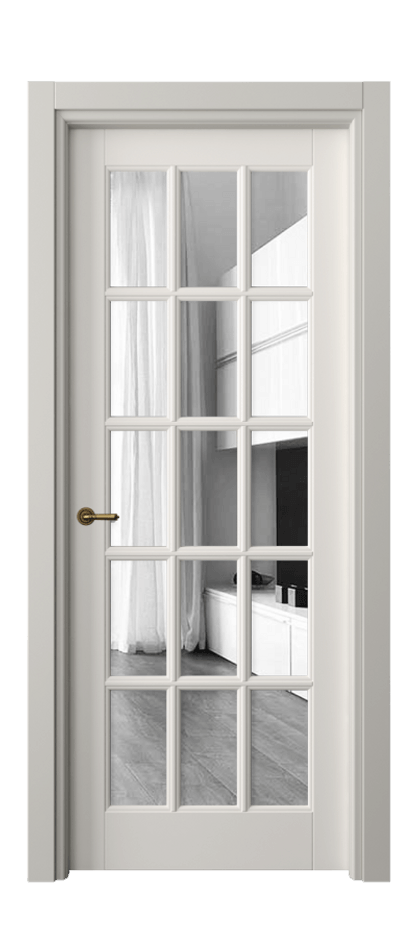 Дверь межкомнатная Тоскана Грильято 6311 Матовый пудровый белый Двустороннее зеркало, триплекс Гладкий наличник МПБЛ Цена 117199 ₽ Наличники уже входят в базовый комплект. Фабрика дверей Волховец 8 (800) 551 43 19 Межкомнатная дверь Тоскана Грильято 6311 Матовый пудровый белый Двустороннее зеркало, триплекс Цена 117199 ₽ | Volhovec