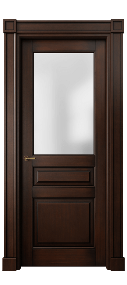 Межкомнатная дверь Toscana Plano 6304 Бук тёмный с патиной Сатинированное стекло Цена 145519 ₽ | Volhovec