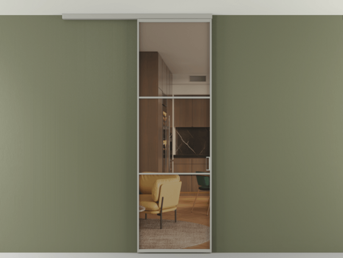 Перегородка Формато вдоль стены на потолок 1 створка АЛПР 040.03 Алюминий нейтральный серый Прозрачное бронзовое стекло, триплекс. Цена 681060 AMD 1. Полотно 2 шт. (800/2100 мм)
2. Комплект установки раздвижной системы
3. Базовый комплект фурнитуры
4.Ручка Рондо. Фабрика дверей Волховец 8 (800) 551 43 19 Перегородка Формато вдоль стены на потолок 1 створка АЛПР 040.03 Алюминий нейтральный серый Прозрачное бронзовое стекло, триплекс Цена 681060 AMD | Volhovec