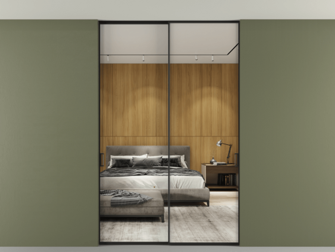 Перегородка Formato внутри проёма скрытое крепление в потолок 2 створки АЛПР 040.01 Алюминий Черный Двустороннее зеркало, триплекс , триплекс 6 мм. Скрытый короб ЧЕР Цена 265090 ₽ 1. Полотно 2 шт. (800/2100 мм)
2. Комплект установки раздвижной системы
3. Базовый комплект фурнитуры
4. Ручка RONDO. Фабрика дверей Волховец 8 (800) 551 43 19 Перегородка Formato внутри проёма скрытое крепление в потолок 2 створки АЛПР 040.01 Алюминий Черный Двустороннее зеркало, триплекс , триплекс 6 мм Цена 265090 ₽ | Volhovec