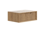 Тумба подвесная прикроватная Velvet 1 ящик дуб мускатный матовый