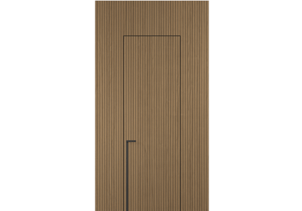 Панели для отделки стен Стеновая панель Фрезерованные Дуб сепия матовый рифт. Цвет Дуб сепия матовый рифт. Материал Радиальный шпон Naturwood. Коллекция Фрезерованные. Картинка.