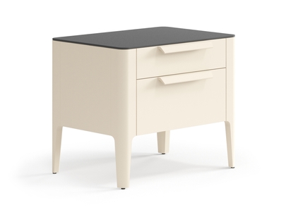 Мебель Тумба прикроватная Piega 2 ящика. Цвет Матовый светло-бежевый. Материал Гладкая эмаль. Коллекция Тумба прикроватная Piega 2 ящика. Фото. Мебель Тумба прикроватная Piega 2 ящика. Цвет Матовый светло-бежевый. Материал Гладкая эмаль. Коллекция Тумба прикроватная Piega 2 ящика. Картинка.