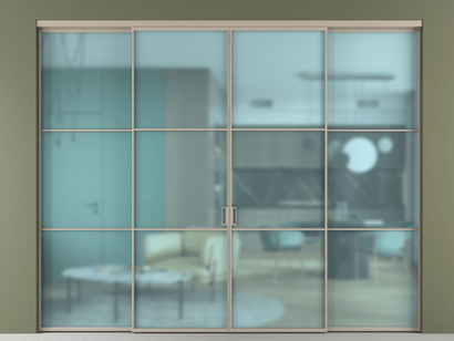 Алюминевая перегородка АЛПР 040.03_АБСК_САТ ГОЛ_new. Цвет Алюминий бисквитный. Материал Алюминий в эмали. Коллекция Перегородка Formato внутри проёма четырёхстворчатая. Фото. Алюминевая перегородка АЛПР 040.03_АБСК_САТ ГОЛ_new. Цвет Алюминий бисквитный. Материал Алюминий в эмали. Коллекция Перегородка Formato внутри проёма четырёхстворчатая. Картинка.