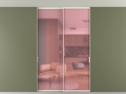 Алюминевая перегородка vn2_01 Алюминий пудровый белый Сатинированное розовое стекло, триплекс, 6мм. Цвет Алюминий пудровый белый. Материал Алюминий в эмали. Коллекция Перегородка Formato внутри проёма двустворчатая со скрытым креплением в потолок. Фото. Алюминевая перегородка vn2_01 Алюминий пудровый белый Сатинированное розовое стекло, триплекс, 6мм. Цвет Алюминий пудровый белый. Материал Алюминий в эмали. Коллекция Перегородка Formato внутри проёма двустворчатая со скрытым креплением в потолок. Картинка.