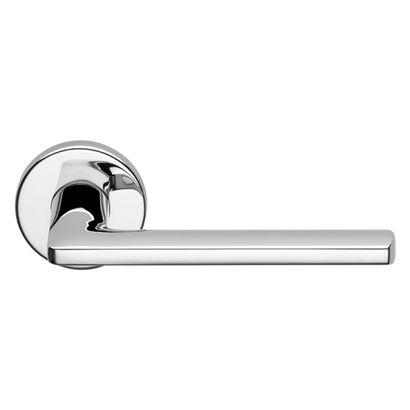 Ручки для дверей Ручка дверная Люче Пи. Цвет Полированный хром. Коллекция Люче Пи. Картинка.
