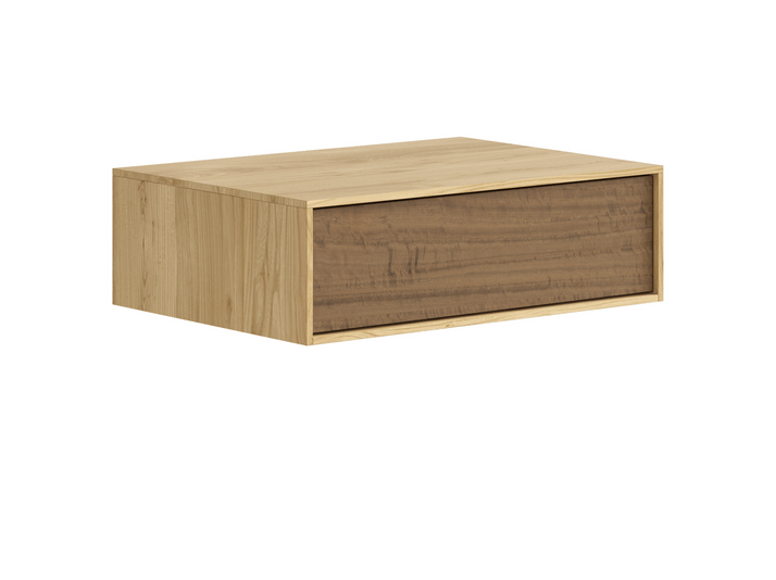 Мебель Тумба подвесная прикроватная Module 1 ящик. Цвет Солнечный вяз. Материал Ламинатин. Коллекция Тумба подвесная прикроватная Module 1 ящик. Картинка.