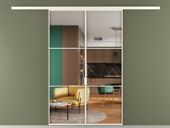 Алюминевая перегородка АЛПР 040.03_АЖМ_Crystalvision_new. Цвет Алюминий жемчужный. Материал Алюминий в эмали. Коллекция Перегородка Formato вдоль стены 2 створки. Фото. Алюминевая перегородка АЛПР 040.03_АЖМ_Crystalvision_new. Цвет Алюминий жемчужный. Материал Алюминий в эмали. Коллекция Перегородка Formato вдоль стены 2 створки. Картинка.