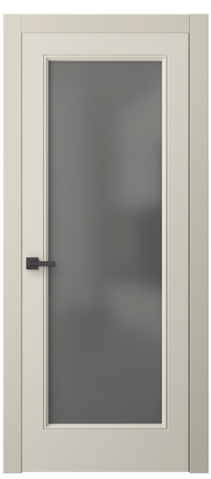 Дверь межкомнатная 8300 МБСР СЕР САТ. Цвет Матовый бежево-серый. Материал Гладкая эмаль. Коллекция Linea. Картинка.