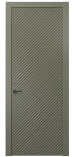Дверь межкомнатная АКП 8628 МОТ. Цвет Матовый оливковый тёмный. Материал Гладкая эмаль. Коллекция Dune. Картинка.