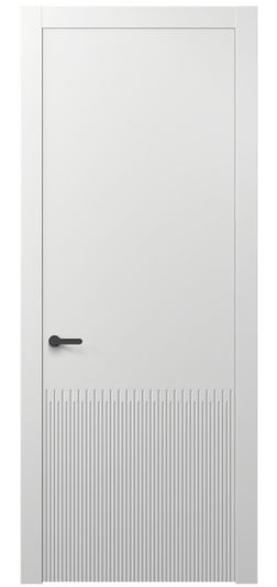 Дверь межкомнатная 8626 МБЛ . Цвет Матовый белоснежный. Материал Гладкая эмаль. Коллекция Dune. Картинка.