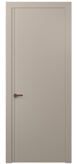 Дверь межкомнатная АКП 8644 МБСК. Цвет Матовый бисквитный. Материал Гладкая эмаль. Коллекция Alba. Картинка.