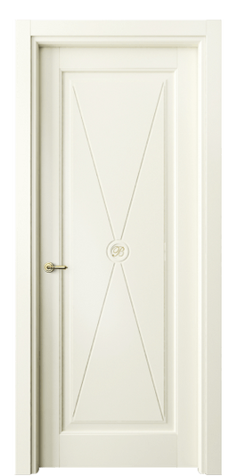 Дверь межкомнатная 6361 ММБ. Цвет Матовый молочно-белый. Материал Гладкая эмаль. Коллекция Тоскана Литера. Картинка.