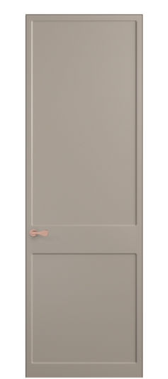 Дверь межкомнатная 7521 МБСК. Цвет Матовый бисквитный. Материал Гладкая эмаль. Коллекция Softform. Картинка.