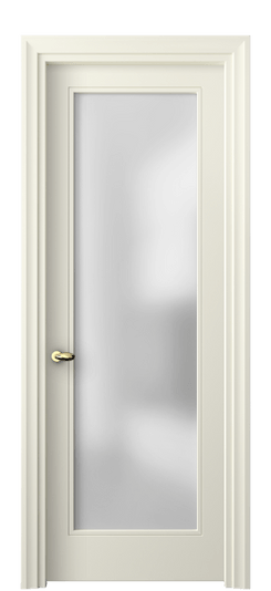 Дверь межкомнатная 8502 ММБ САТ. Цвет Матовый молочно-белый. Материал Гладкая эмаль. Коллекция Esse. Картинка.