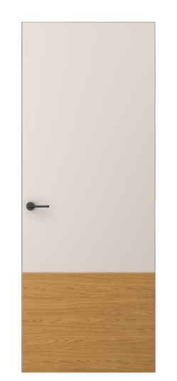 Дверь межкомнатная 4229 ПЭПБ. Цвет ПЭТ пудровый бежевый. Материал ПЭТ. Коллекция Freedom. Картинка.