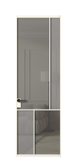 Межкомнатная дверь АЛПЛ041.21 АЖМ Серый сатин матовое + Серый прозрачное. Цвет Алюминий жемчужный. Материал Алюминий в эмали. Коллекция Mosaic. Фото. Дверь межкомнатная АЛПЛ041.21 АЖМ Серый сатин матовое + Серый прозрачное. Цвет Алюминий жемчужный. Материал Алюминий в эмали. Коллекция Mosaic. Картинка.