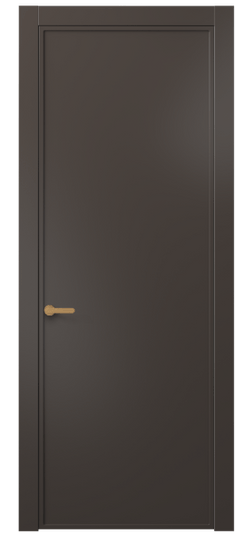 Дверь межкомнатная АКП 8601 МАН. Цвет Матовый антрацит. Материал Гладкая эмаль. Коллекция Фрэйм. Картинка.