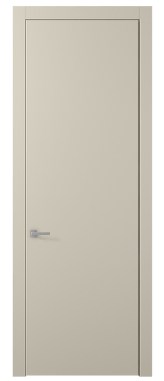 Дверь межкомнатная 0010 ПЭСБ. Цвет ПЭТ светло-бежевый. Материал ПЭТ. Коллекция Planum. Картинка.