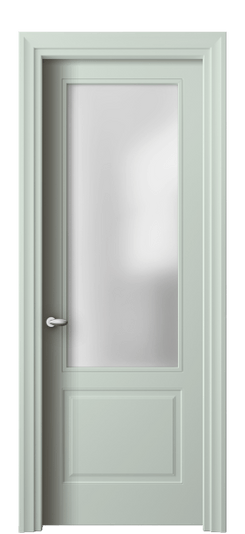 Дверь межкомнатная 8552 NCS S 1005-B80G САТ. Цвет NCS NCS S 1005-B80G. Материал Гладкая эмаль. Коллекция Эссе. Картинка.