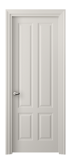 Дверь межкомнатная 8521 МОС. Цвет Матовый облачно-серый. Материал Гладкая эмаль. Коллекция Esse. Картинка.