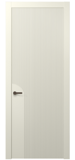 Дверь межкомнатная 8625 ММБ . Цвет Матовый молочно-белый. Материал Гладкая эмаль. Коллекция Dune. Картинка.