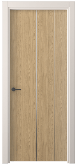 Дверь межкомнатная 4205 ЖМД. Цвет Жемчужный дуб. Материал Ламинатин. Коллекция Freedom. Картинка.