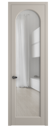 Дверь межкомнатная 6804 МСБЖ MORU. Цвет Матовый светло-бежевый. Материал Гладкая эмаль. Коллекция Palazzo. Картинка.