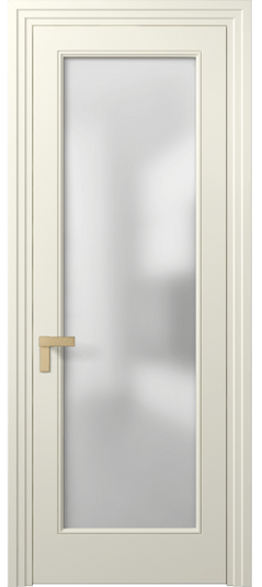 Дверь межкомнатная 8300 ММБ Сатин. Цвет Матовый молочно-белый. Материал Гладкая эмаль. Коллекция Rocca. Картинка.