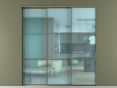 Перегородка Formato внутри проёма телескопик синхро 2