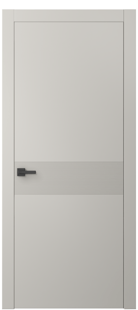 Дверь межкомнатная АКП 8041 МОС Матовый облачно-серый. Цвет Матовый облачно-серый. Материал Гладкая эмаль. Коллекция Linea. Картинка.
