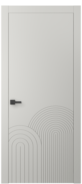 Межкомнатная дверь 8059 МСР. Цвет Матовый серый. Материал Гладкая эмаль. Коллекция Линия. Фото. Дверь межкомнатная 8059 МСР. Цвет Матовый серый. Материал Гладкая эмаль. Коллекция Линия. Картинка.