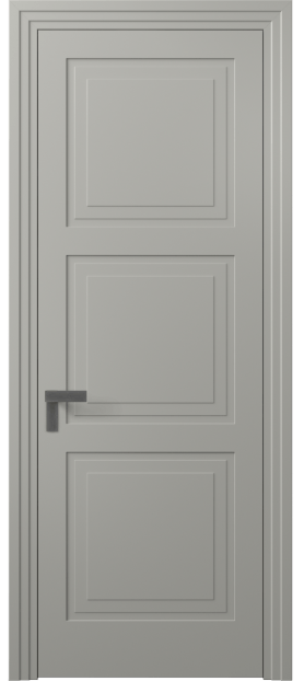 Дверь межкомнатная 8331 МНСР. Цвет Матовый нейтральный серый. Материал Гладкая эмаль. Коллекция Rocca. Картинка.