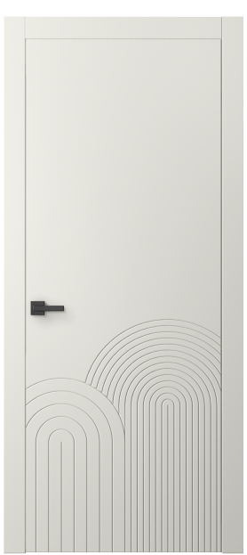 Дверь межкомнатная АКП 8059 МЖМ Матовый жемчужный. Цвет Матовый жемчужный. Материал Гладкая эмаль. Коллекция Linea. Картинка.